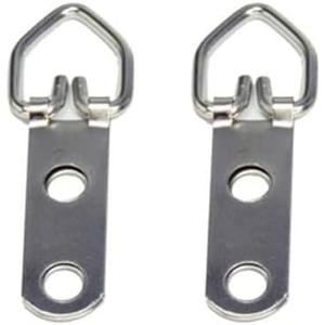 2 Hole Heavy Duty D Ring Picture Hanger with Screws - Pro Quality (20)