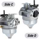 16100-Z0L-853 Carburetor Filter Kit for Honda GCV160 GCV160A GCV160LA GCV160LA0 GCV160LE HRR216 HRS216 HRB216 HRZ216 HRT216 Engine Carb