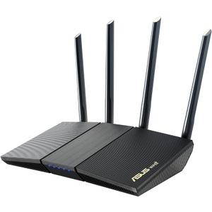 ASUS RT-AX1800S Dual Band WiFi 6 Extendable Router, Subscription-Free Network Security, Parental Control, Built-in VPN, AiMesh Compatible, Gaming & Streaming, Smart Home (9.06 x 5.28 x 2.2 inches)