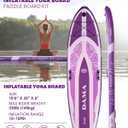 DAMA Premium Yoga&Pets Inflatable Stand Up Paddle Board, 33 Extra Wide Sup Board for Adult on Water, 330lbs Yoga Boardd with Durable SUP Accessories & Carry Bag