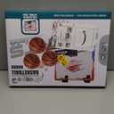 Mini Indoor Basketball Hoop with 7-Color Lights & 3-Light Effects & Scoreboard & Timer,Over The Door Bedroom Office for 3-12 Year Old Kids Boys Birthday Christmas