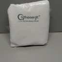 Chyhomenyc White Valances for Window, Light Filtering Short Curtains for Kitchen Bedroom Living Room, Rod Pocket Top Small Window Treatment Valance RV Bunk Panels, 40" Wx18 L, 2 Pieces