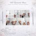 Clear Umbrella Bulk, Bulk Umbrellas for Wedding, 39 Inch Transparent POE Dome Umbrella with Auto Open, Stainless Steel Frame and White J Handle, for Wedding Guests, Photography and Outdoor Parties (20)