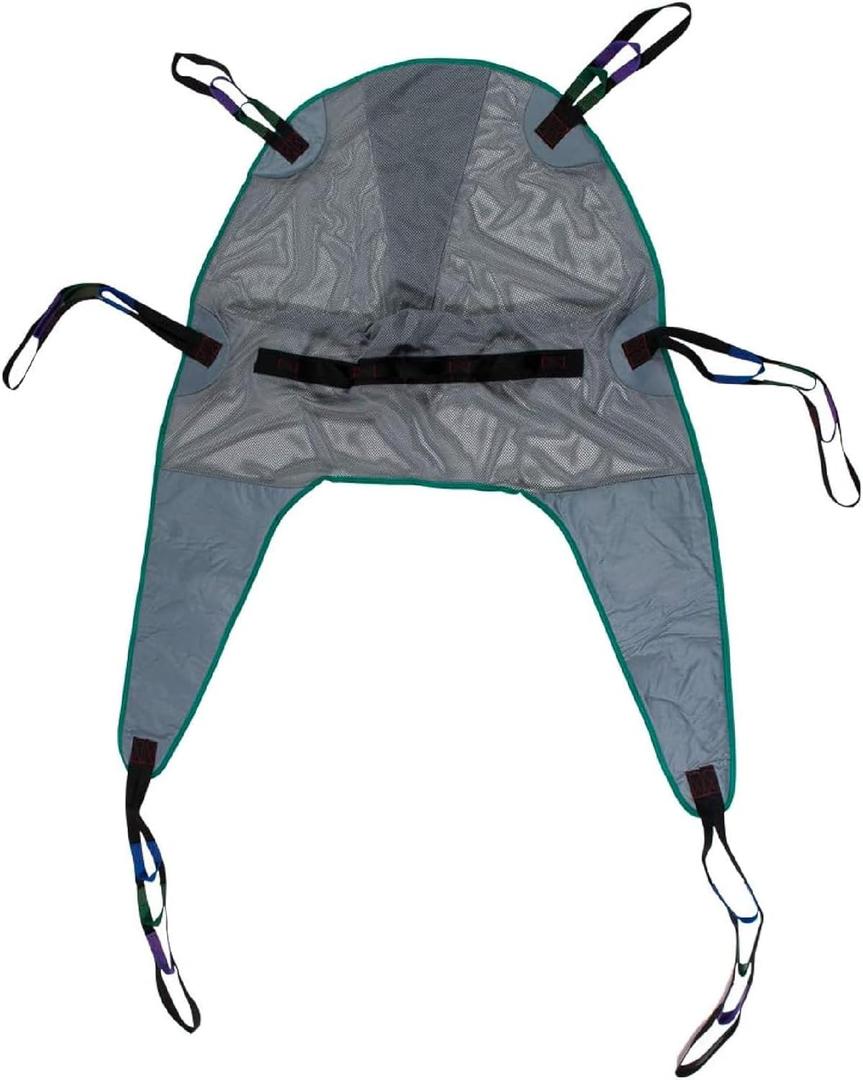 Patient Aid Full Body Divided Leg Sling - Easy-to-Wash Mesh Fabric for Bathing and Toileting - Comfy Safe Lifting for The Elderly and Non-Weight Bearing - Medium, 225lb. Maximum Carrying Capacity