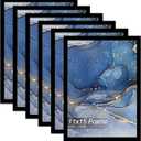 11x15 Picture Frame Set of 6, Black Frame for 11 x 15 Inch Picture Poster Photo, Light Weight and High Transparent 11 by 15 Frame for Wall - 6 Pack/Black/11 x15