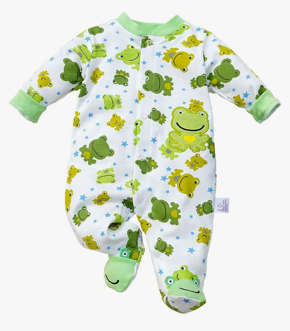 Unisex Baby Clothes for Boys Girls Cotton Newborn Girl Boy Onesie Infant Long Sleeve Romper Cute Newborn Outfit, 3-6M