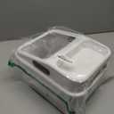 Fhiny 5.5LB Dog Food Storage Container, Airtight Pet Treat Bin Translucent Dry Food Grain Storage Barrels Sealed Bucket Moisture-Proof Plastic Cat Puppy Food Bin with Seal Locking Lid Keep Fresh