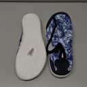 QFH Cozy Slippers for Women & Men - Wide, Diabetic, Barefoot Walking Shoes - Non-Slip, Soft Lining, Comfy House Shoes (Doodle)