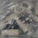 7345396 - High Flow 1" Water Softener Bypass Valve Kit with (2) Adapters, (4) Clips, and (4) O-rings