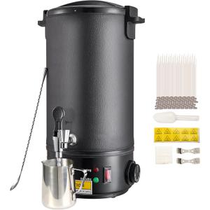 VEVOR 20Lbs Wax Melter for Candle Making, 10 L Extra Large Electric Wax Melting Pot, with Easy Pour Spout and 9-Level Temp Control, Easy Clean for Candle Soap Cream Beauty Bulk Production Business