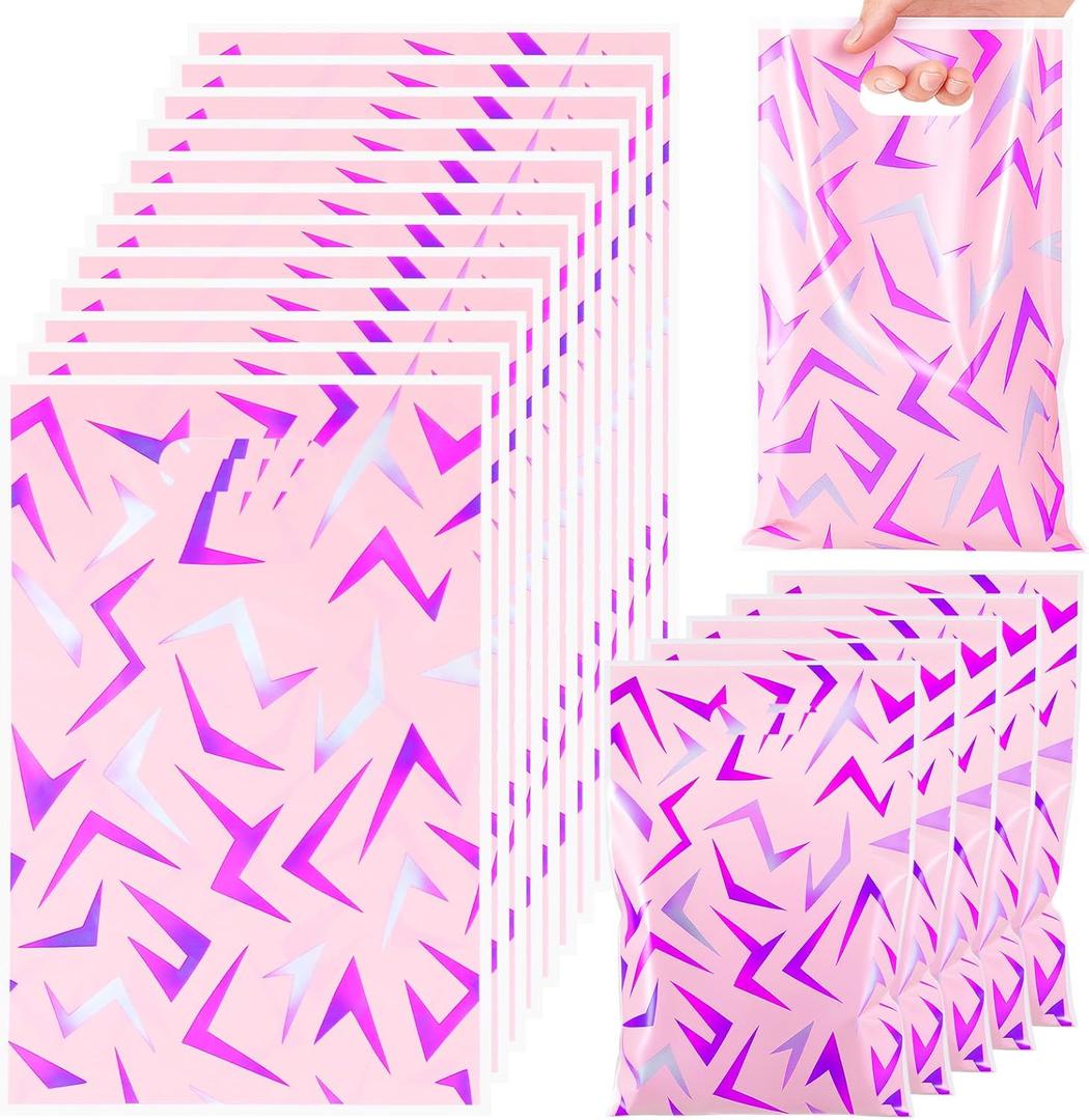 Eccliy 30 Pcs Kpop Birthday Party Favor Bags Kpop Themed Goodie Gift Bags with Handles Birthday Party Supplies