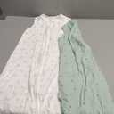 2-Pack Baby Sleep Sacks, Zipper Wearable Blanket - 0.5TOG Organic Cotton, Lightweight, Soft Cozy Toddler Sleeping Sack 6-12 months,Easy to Wear Large Newborn Transition Swaddles Sleepsacks (Bunnies)