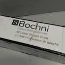 Bochni Linear Shower Drain 40" Matte Black 304 Stainless Steel | Fast Drainage | Tile Inserted | Stainless Floor Drain Grate | Hair Strainer | Drain Key | The Upgrade for Your Bathroom