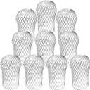 10 Pack Downspouts Gutter Guard Aluminum Filter Strainer Expandable Gutter Downspout Guards Gutter Downspout Protectors for Preventing Blockage from Leaves, Debris