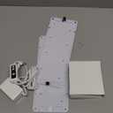 DOMMIA Panel Grow Light for Indoor Plants, 20W Ultra-Thin Full Spectrum LED Grow Light for Shelf & Cabinet, Dimmable with 6/12/16H Timer, Daylight White, 1-Pack