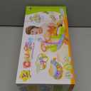 POKONBOY Kids Drum Set for Toddler 1-3, Musical Instruments Learning Toys with 2 Drum Sticks Adjustable Microphone Birthday Gifts for Boys Girls 6 12 18 Month