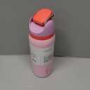 Owala FreeSip Insulated Stainless Steel Water Bottle with Straw for Sports and Travel, BPA-Free Sports Water Bottle, 32 oz, Pink, Angel Food Cake