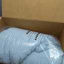 Quataly Full Size Comforter Set Mist Blue,3PCS Seersucker Lightweight Bedding Comforter for All Season, Full Size(82''86'' Comforter & 2 Pillowcases)
