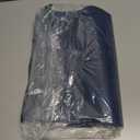 SLKQG Navy Blue Placemats Set of 8 - Easy Clean Washable Vinyl Placemats - Wipeable Heat Resistant Table Mats for Dining Table - 17x12 Inch (Navy Blue, 8)