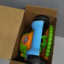 SLOOSH Bubble Lawn Mower Toddler Toys - Spill-Proof Bubble Machine Pretend Gardening Play Toy for Age 1 2 3 1-3 Year Old Baby Boys Indoor Outdoor Use, Easter Basket Stuffers Birthday Gifts (Blue)