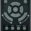 Replace Remote Control Applicable for Proscan TV PLED3792A PLEDV1948A PLED1960A PLED2243A-G PLEDV2213A PLEDV2213B PLED2402A PLD3283C PLCD1526A