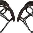 Yaktrax Walker Traction Cleats for Snow and Ice, Black, Small