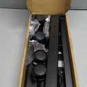 YOMT Mobile TV Cart Rolling TV Stand for 13-50 inch Screens, Tilting and Rotating Mount, Portrait to Landscape, Height Adjustable Portable TV Stand with Wheels Holds up to 44lbs Max VESA 200x200mm