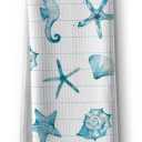 Kitchen Towels for Women-Funny Joked Starfish Seahorse Scallop Ocean Themed Absorbent Microfiber Bar Tea Towel, for Mom Birthday Christmas-Blue 16" x 24” Pack Of 3