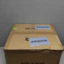 GoYeel Semi Flush Chandelier Gold, Modern Light Fixtures Ceiling Mount Lighting Pendant 3 Light Dining Chandeliers Over Table Glass 18.5" 13 Clear Swirled Globe for Foyer Bedroom Kitchen