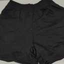 MEIVSO Womens Cotton Sweat Shorts Gym Workout Lounge Shorts with Pockets (Medium, Black)