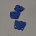 PCD Grinding Disc 3Pcs Trapezoid Shape with Diamond for Concrete Epoxy Removal (None Thread Hole-Polycrystalline Left)