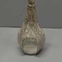 11.6inch Moroccan Lantern Lamp Decorative Candle Holders for Ramadan Decorations, Hanging, Outdoor Patio or Porch, Indoor Home DecorWhite