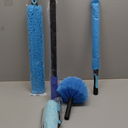 20 Foot High Ceiling Fan Duster with 5-12ft Extension Pole, Extendable Reusable Cobweb, Feather, Window Cleaning Squeegee Kit