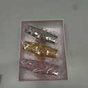 4Pcs Large Acrylic Hair Claw Clips - Strong Hold Thick Hair Banana Barrettes for Women Girls (Hair Clips, Banana(gray/champagne/green/pink))