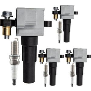UF508 Ignition Coil Pack 22433-AA480 with Iridium Spark Plugs Set of 4 Fit for Subaru Impreza Forester 2004-2010 Legacy Outback 2005-2009 Baja 2004-2006 2.0L 2.5L H4