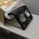 2 PCS Driver & Passenger Side Front Bumper Bracket Black Aluminum Fit For 2007-2017 Freightliner Cascadia