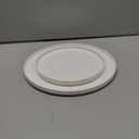 AmorArc Stoneware Dinner Plates Set of 6, 10.5 Inch Reactive Matte Glaze Ceramic Plates Set, Modern Dinnerware Dish set for Kitchen,Microwave, Dishwasher Safe, Scratch Resistant,Matte White