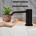 Automatic Liquid Soap Dispenser Touchless for Bathroom and Kitchen with 33.81oz/1000ml Upgraded Infrared Sensors Built in Sink Soap Dispenser for Smart Home