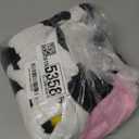 LONULAIN Unisex Kids Animal Oneise Pajamas, Boys Girls Flannel Hooded Halloween Cosplay Costume/Homewear/Sleepwear (3-4T, Cow)