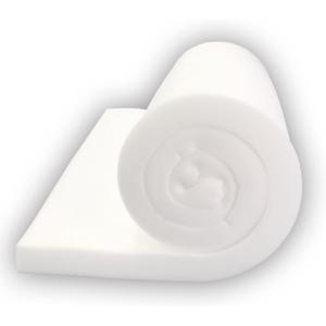 Foamy Foam High Density 2 inch Thick, 24 inch Wide, 72 inch Long Upholstery Foam, Cushion Replacement