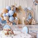 4 Pack Clear Acrylic Table Balloon Stand Kit, 23.6 Inch Tabletop Balloons Centerpiece Stand with Base, Balloon Stick Holder for Wedding, Baby Shower, Birthday Party Decoration