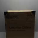 Fluted Nightstand, 24" Wide Side Table with 3 Large Storage Drawers, Mid Century Modern Wood Night Stand with Metal Handle, Wooden Bedside End Table for Bedroom, Living Room, Closet, Natural Oak (23.62" x 13.78" x 30.51")