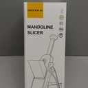 ONCE FOR ALL Upgrade Safe Mandoline Slicer Plus, Adjustable Vegetable Food Chopper Potato Fries French Fry Cutter, Detachable Blade, Kitchen Chopping Artifact, New Kitchen Gift (DarkGray)