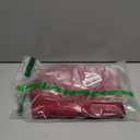 Wolkemer Shiny Small Oval Jacquard Tablecloth 52 x 70 Inch Red Wine Floral Countryside Leaves Damask Patterns Table Cloth Glossy Fabric Table Cover for Dinner Kitchen