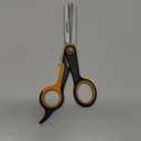 Fiskars Pet, Dog and Cat Grooming Scissors, Serrated Teeth for Thinning & SoftGrip Handle, Cat and Dog Supplies, 6.5, Orange/Black, Blending Scissors