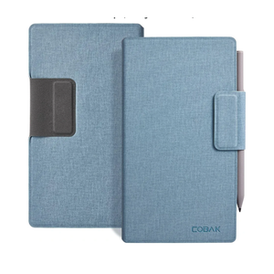 CoBak Magnetic Case for Remarkable Paper Pro Move 7.3" 2025 Released- Smart Auto Sleep/Wake Folio Lightweight Protective Cover with Pen Holder Flap (Grayish Blue)