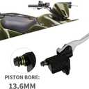 Brake Master Cylinder Replacement for Kawasaki Brute Force 650 750 4x4i KVF650 KVF750 Front Right, Replaces 43015-0036 43015-0711