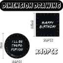40Pcs Friend Birthday Party Decorations,I'll Be There For You Plates and Napkins Party Supplies Set for 20 Guests