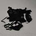 Avidlove Lingerie for Women Lace Corset and Panty Outfits Garter Lingerie Sets S-XXL (Medium, Black)