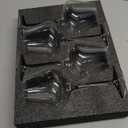 JBHO Set of 4-21 Ounce Hand Blown Italian Style Crystal Burgundy Wine Glasses - Lead-Free Premium Crystal Clear Glass - Gift-Box for any Occasion